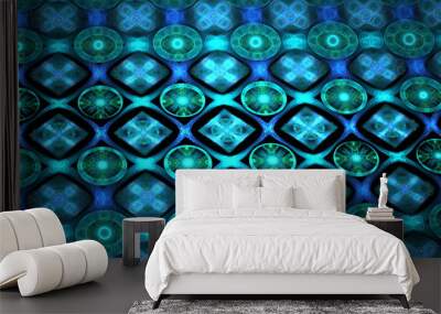 Imaginatory fractal abstract background Image Wall mural