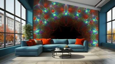 Imaginatory fractal abstract background Image Wall mural