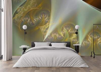 Imaginatory fractal background Image Wall mural