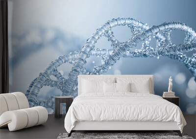 DNA, DNA structure, genomics, genome. Wall mural