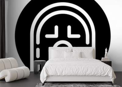 emoticon Wall mural