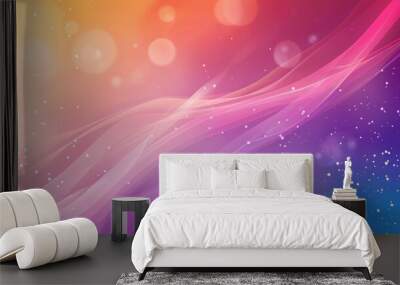 Abstract colorful back ground  Wall mural