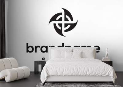 Business logo desing vector Wall mural