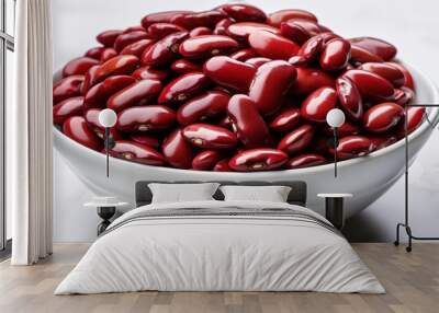 A bowl of red kidney beans Wall mural