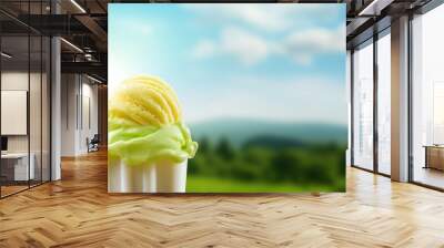 Ice Cream in the Sun Wall mural