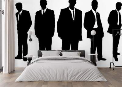 business men gangster Wall mural