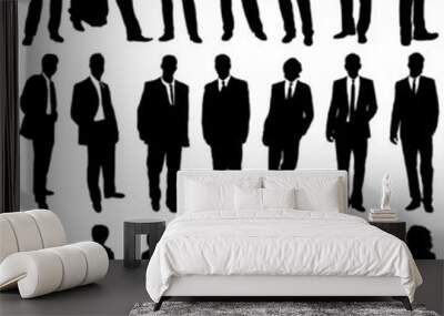 business people collection Wall mural