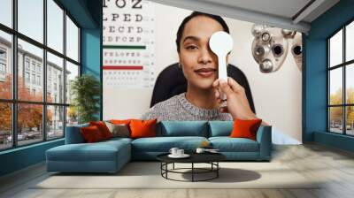 One little eye test goes a long way Wall mural