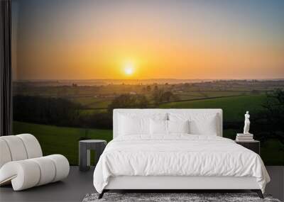 Sunset view Wall mural