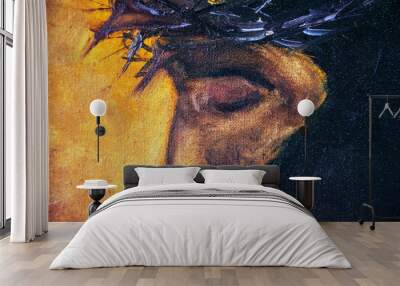 Jesus Christ oil painting Wall mural