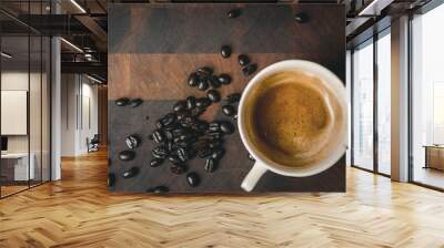 espresso and beans Wall mural