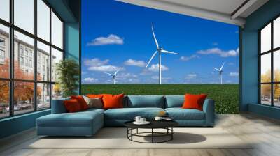 Windmill clean energy Wall mural