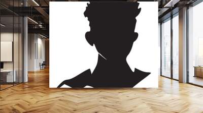 Black man silhouette Wall mural