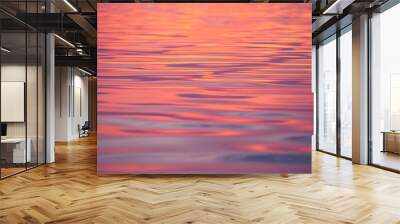 Sunrise ocean water surface background Wall mural