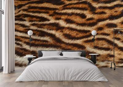 ocelot fur background Wall mural