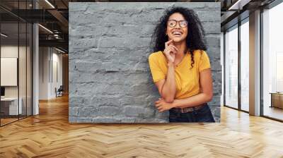 Feeling beautiful in my own skin Wall mural