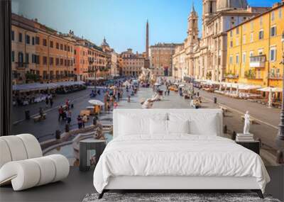 Piazza Navona, Rome, Italy Wall mural