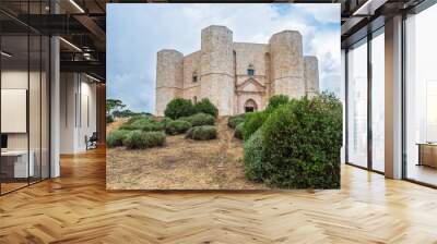 Castel del Monte, a 13th century fortress built by the emperor of the Holy Roman Empire, Frederick II. Italy Wall mural