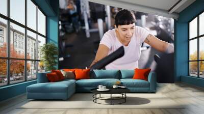 Take action towards getting into your best shape ever Wall mural