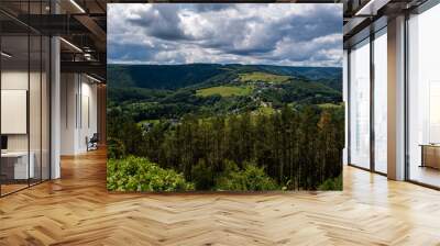 View of the adrennes in Belgium Wall mural