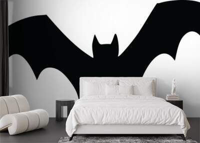 bat silhouette Wall mural