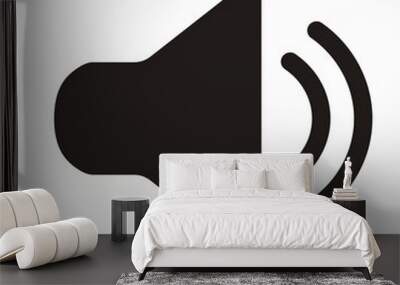 speaker icon volume Wall mural