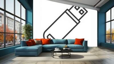 usb flash drive icon Wall mural