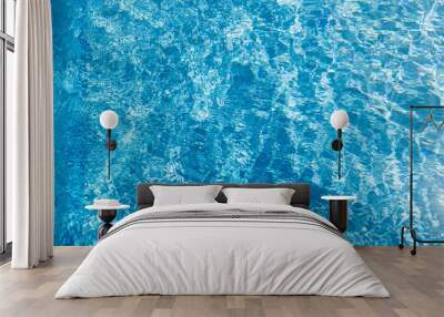 Clear water at the pool Wall mural