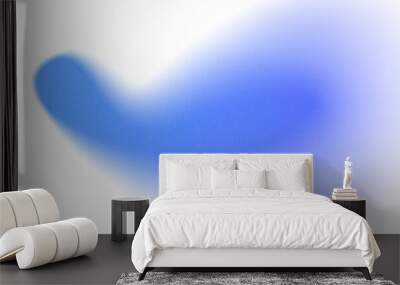 Blue Blur Gradient Blob Graphic Element
 Wall mural