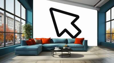 cursor mouse click icon sign Wall mural