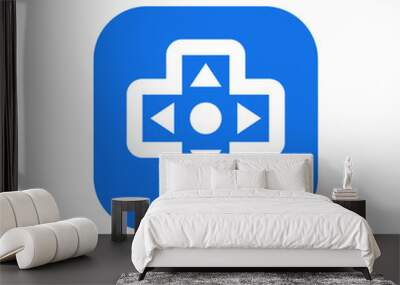 gamepad controller buttons icon vector Wall mural