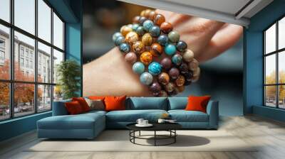 Women's and men's bracelets available Wall mural