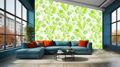 green grass background Wall mural