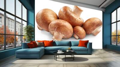 Champignon mushrooms Wall mural