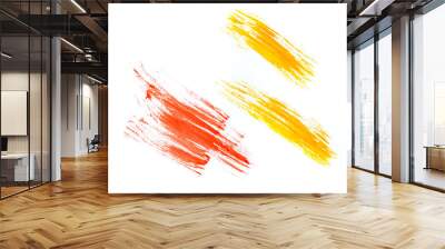 Watercolor paint strokes Wall mural