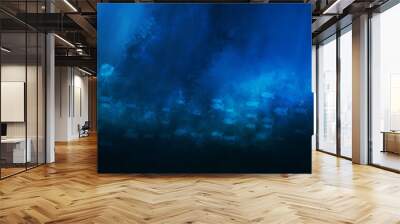 Underwater world panorama Wall mural