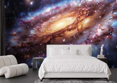 the universe with a stars and galaxies professional photography Wall mural