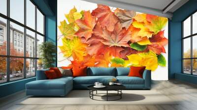 autumn leaves background Wall mural