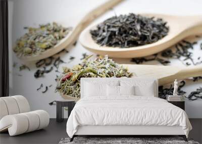 herbal and black tea Wall mural