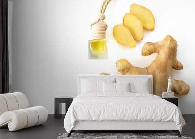 Ginger essential oil Wall mural