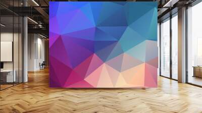 Abstract hipster geometric triangle galaxy sky background Wall mural