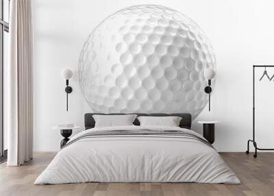 Golf ball, on the white background Wall mural