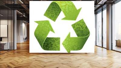 recycle sign Wall mural