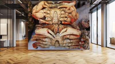 Crabs in the market  Wall mural