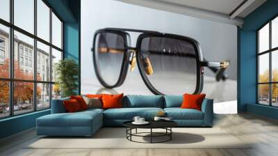 glasses Wall mural