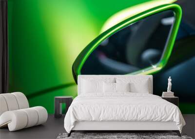 Modern concept super car exterior design detail - mirror Wall mural