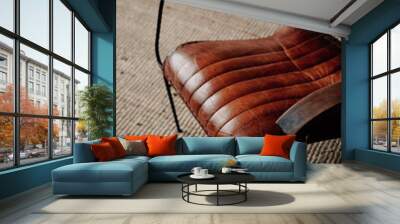 Vintage furniture in loft interior Wall mural