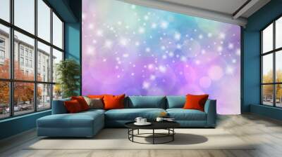 Beautiful multicolored bokeh sparkly website header Wall mural