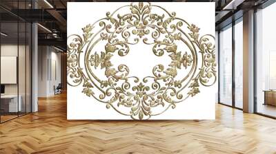 3D-image marble classic central ornament for ceiling decoration Wall mural