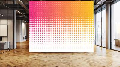 Gradient  futuristic pattern. Wall mural